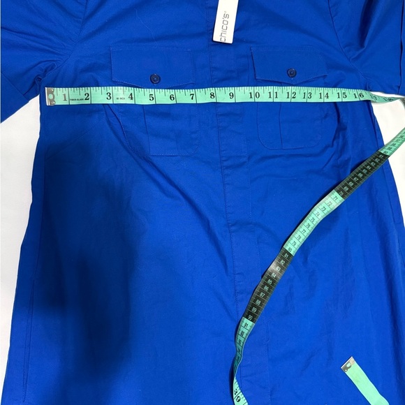 Chico's Poplin Cutout Shirt Dress Size 000
NWT ( No belt ) - Picture 8 of 10